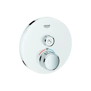 Grohe Grohtherm Smartcontrol Brausethermostat 29150LS0, moon white, 1 Absperrventil