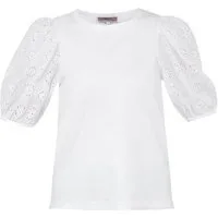 MarJo Trachtenbluse Blusenshirt - SCHILTBERG - offweiß