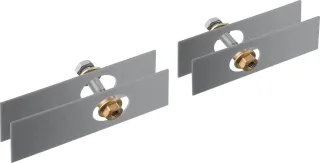 Hansgrohe Befestigungssatz Duschtürgriff Axor Universal Accessories chrom, 42841000 , 42841000 42841000