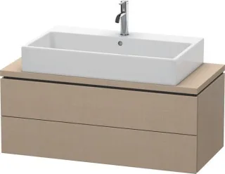 Duravit L-Cube Konsolenwaschtischunterbau wandhängend Leinen Matt 1020x477x400 mm - LC580907575 LC580907575