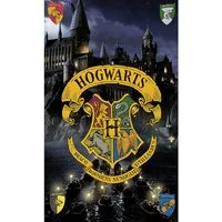 BERONAGE Strandtücher Harry Potter Hogwarts Badetuch 75x150, 100% Baumwolle (1-St), Frottee in Velours-Qualität