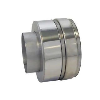 Bertrams Dw Abgasrohr-Kupplung 22AKP180-186 Ø 180-186 mm, lang, mit KLB