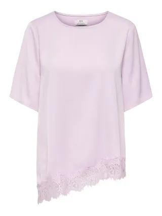 JDY - JDYURBA S/S ASSYMMETRIC TOP WVN EXP Winsome Orchid - Gr. - S