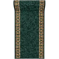Mazovia Läufer Läufer Teppichläufer - Flurläufer für Vorzimmer Küche - Grün, 67 x 100 cm, Kurzflor, Rutschfest, Meterware