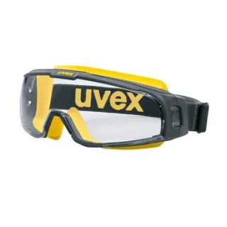 uvex Vollsichtbrille u-sonic schwarz grau/gelb - 9308246
