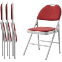 GarveeMore Klappstuhl Gästestuhl Klappstuhl Campingstuhl 2/4/6er Set Gartenstuhl (4 St)
