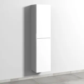 Sanipa 3way Hochschrank mit 2 Türen, Weiß-Soft BR09543