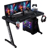 ELITE Gaming Gamingtisch Rocksolid Gamer Schreibtisch mit LED-Beleuchtung (Gaming Tisch, Gamer Tisch, Schreibtisch, Gamingtisch mit Beleuchtung, 1-St)