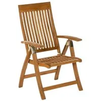 Gartenmöbel Ambiente Gartensessel Daria Klappsessel, 5-fach verstellbar (Klappsessel, verstellbare Rückenlehne)