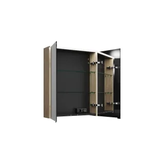 Burgbad Spiegelschrank Eqio 800x650x170 Eiche Dekor Cashmere, SPGS065F3180 SPGS065F3180
