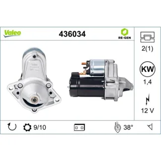 Valeo Anlasser 1,4 kW Opel 436034