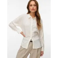 Vero Moda Hemdbluse VMKAJA LS SHIRT WVN mit Streifen