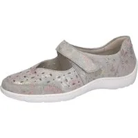 Waldläufer HENNI Riemchenballerina, Keilabsatz, Halbschuh, Komfortschuh mit Perforation, Weite H