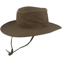 Breiter Fischerhut Explorer mit Kinnband und UV-Schutz 30+