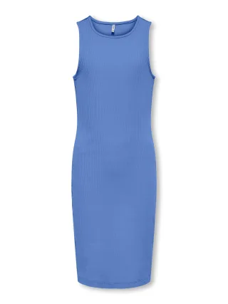 KIDS ONLY - KOGBELFAST LIFE S/L MIDI DRESS JRS NOOS Ultramarine - Gr. - 164