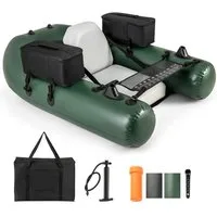COSTWAY Schlauchboot, Aufbelasbares Angelboot, mit Pumpe