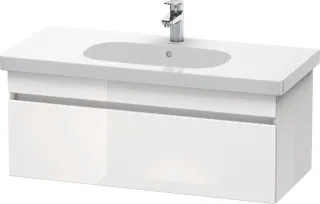 Duravit DuraStyle Waschtischunterbau wandhängend Weiß Hochglanz 1000x453x398 mm - DS638502222 DS638502222