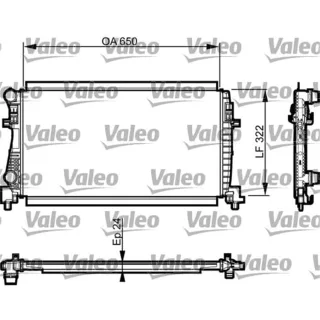 Valeo Motork?hler Audi Seat Skoda VW 735557