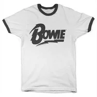 David Bowie T-Shirt Logo Ringer Tee