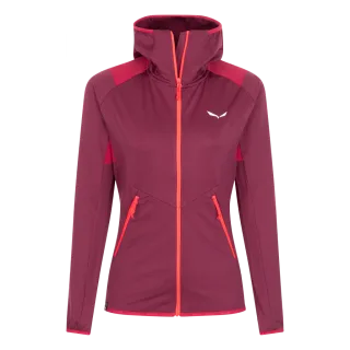 SALEWA - Croda Polarlite/Durastretch Full-Zip Jacke Herren - Rot (Gr.44)