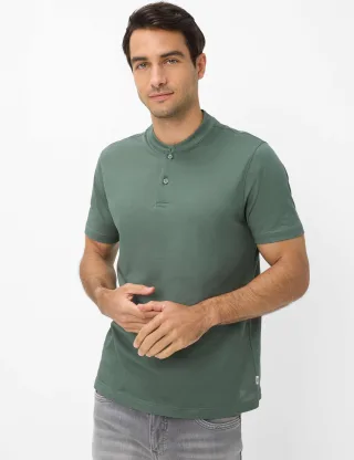 Brax Herren Polo Style PELÉ thyme, grün, Gr. XXXL