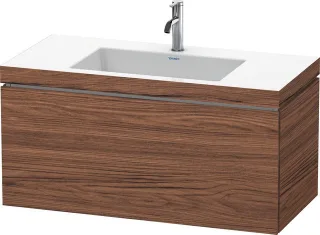 Duravit L-Cube c-bonded Set wandhängend Nussbaum dunkel Matt 1000x480x500 mm - LC6918O2121 LC6918O2121