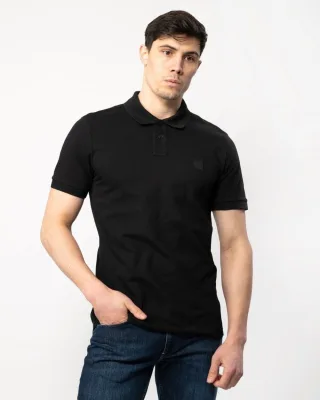 BOSS Orange Passenger Herren Stretch-Baumwoll Slim-Fit Polo-Shirt mit Logo-Patch NOS