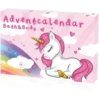 ACCENTRA Adventskalender Accentra Adventskalender EINHORN gefüllt mit Pflege Beautyartikeln