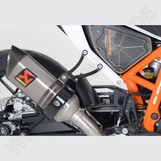 R&amp;G Auspuffhalter für KTM 690 Duke / R Bj. 2012-2019 Aluminium