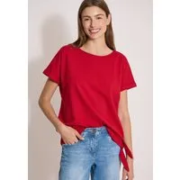 CECIL Shirtbluse mit Knotendetail am Saum