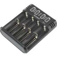 VOLTCRAFT Rundzellen-Ladegerät Li-Ion, NiMH, Micro(AAA), Mignon (AA VC-14263380 Rundzellen-Lader (Erhaltungsladung)