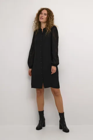 Kleid im entspannten Schnitt black