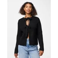 pieces Strickjacke PCSILLY LS REV TIE KNIT NOOS BC