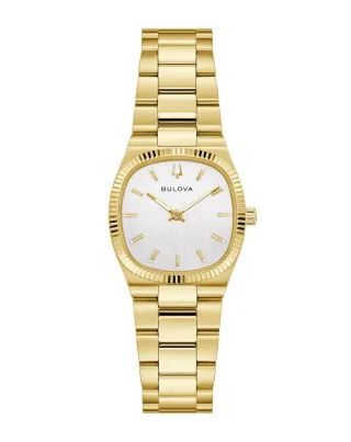Bulova Super Seville Mini Gold Damen Armbanduhr 97L189