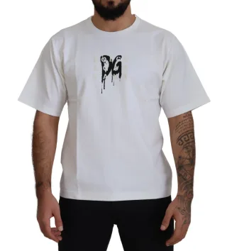Dolce Gabbana Graffiti-Druck T-Shirt