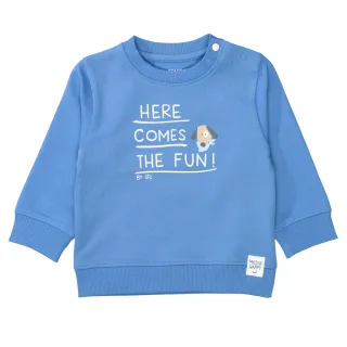 STACCATO - Kn.-Sweatshirt mid blue - Gr. - 80