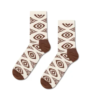 happy socks - Trippy Sneaker Sock Weiß - Gr. - 38