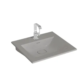 VitrA New Metropole Möbelwaschtisch wandgebunden rechteckig 60 x 53 cm mit Hahnloch,7537B476-7210 7537B476-7210
