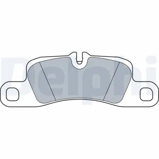 Delphi Bremsbel?ge hinten Porsche Cayenne 92A