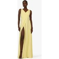 Kraimod Abendkleid mit Drapierung und Beinschlitz