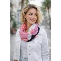 Ella Jonte Loop, im modernen Batik-Style – Weicher Schlauchschal in Trendfarben