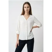 ONLY Shirtbluse ONLJANA METTE V-NECK LS SHIRT NOOS WVN