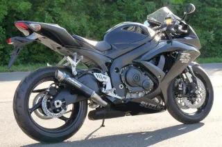 Sport Auspuff Bodis GP1 Edelstahl Black Suzuki GSX-R 600 / 750 Bj. 2008-2010 +ABE / Kat