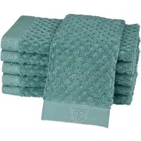 ROSS Gästehandtücher Harmony, Frottier (Packung, 6-St), 100 % Baumwolle, Hoch Tief Struktur, viele Farben