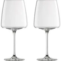 Zwiesel Glas Weinglas Weinglas samtig & üppig 2er-Set Vivid Senses, Glas
