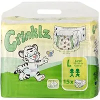 Crinklz Inkontinenzslip CRINKLZ Inkontinenz-Slip L 110-150 cm 15 St (15-St)