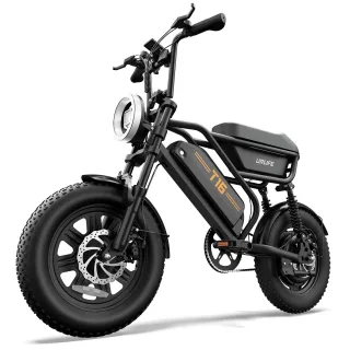 [EU DIRECT] URLIFE T16 Electric Bicycle 48V 13Ah 500W Motor Recommended Top Speed 25KM/H 16x3 Inch Tires 28mph Max Speed