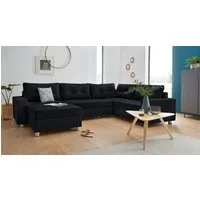 COLLECTION AB Wohnlandschaft Paris U-Form, B: 310 cm, 1 Zierkissen & Federkern, optional Bettfunktion & Bettkasten