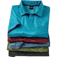 Nordcap Funktionsshirt (5er-Pack) schnelltrocknend und atmungsaktiv mit modischem Polokragen