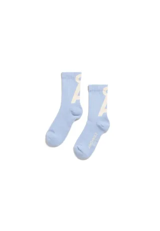 Armedangels - SAAMUS SHORT SOCKS W soft blue-oatmilk - Gr. - 36.5